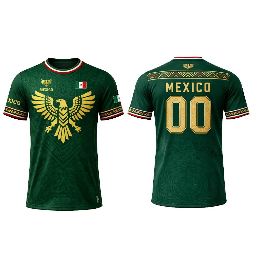 Mexico Soccer Fan Jersey – Country-Color Fan Tee