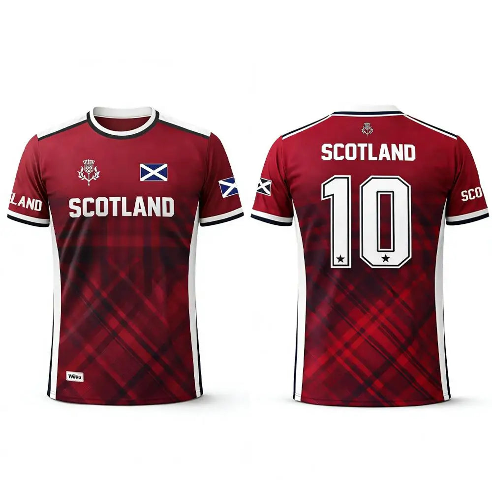 Scotland Soccer Fan Jersey – Saltire Pride Fan Tee