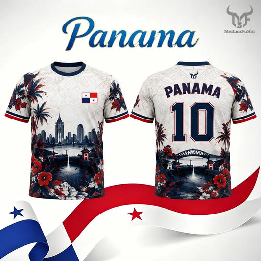Panama Soccer Fan Jersey – Country-Color Fan Tee
