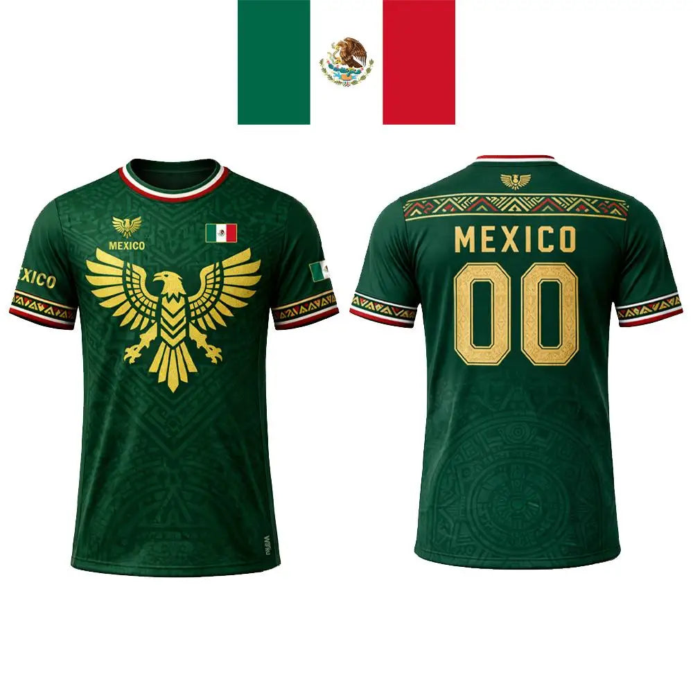 Mexico Soccer Fan Jersey – Country-Color Fan Tee