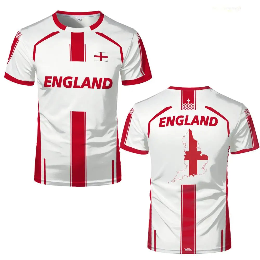 England Soccer Fan Jersey – Three Lions Pride Fan Tee