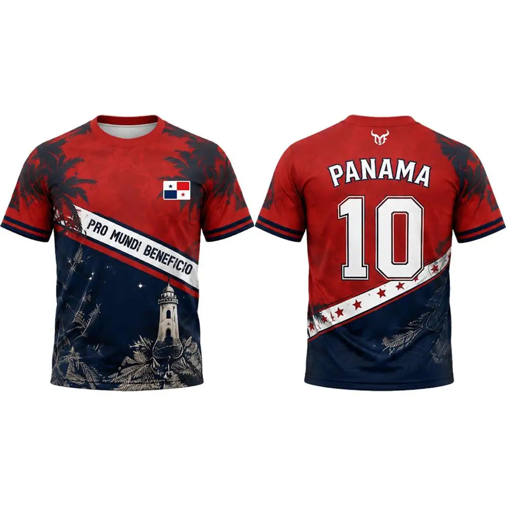 Panama Soccer Fan Jersey – Country-Color Fan Tee