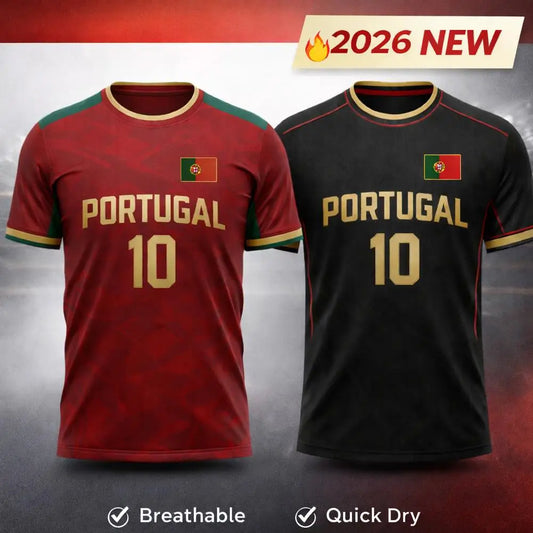 Portugal Soccer Fan Jersey – Country-Color Fan Tee