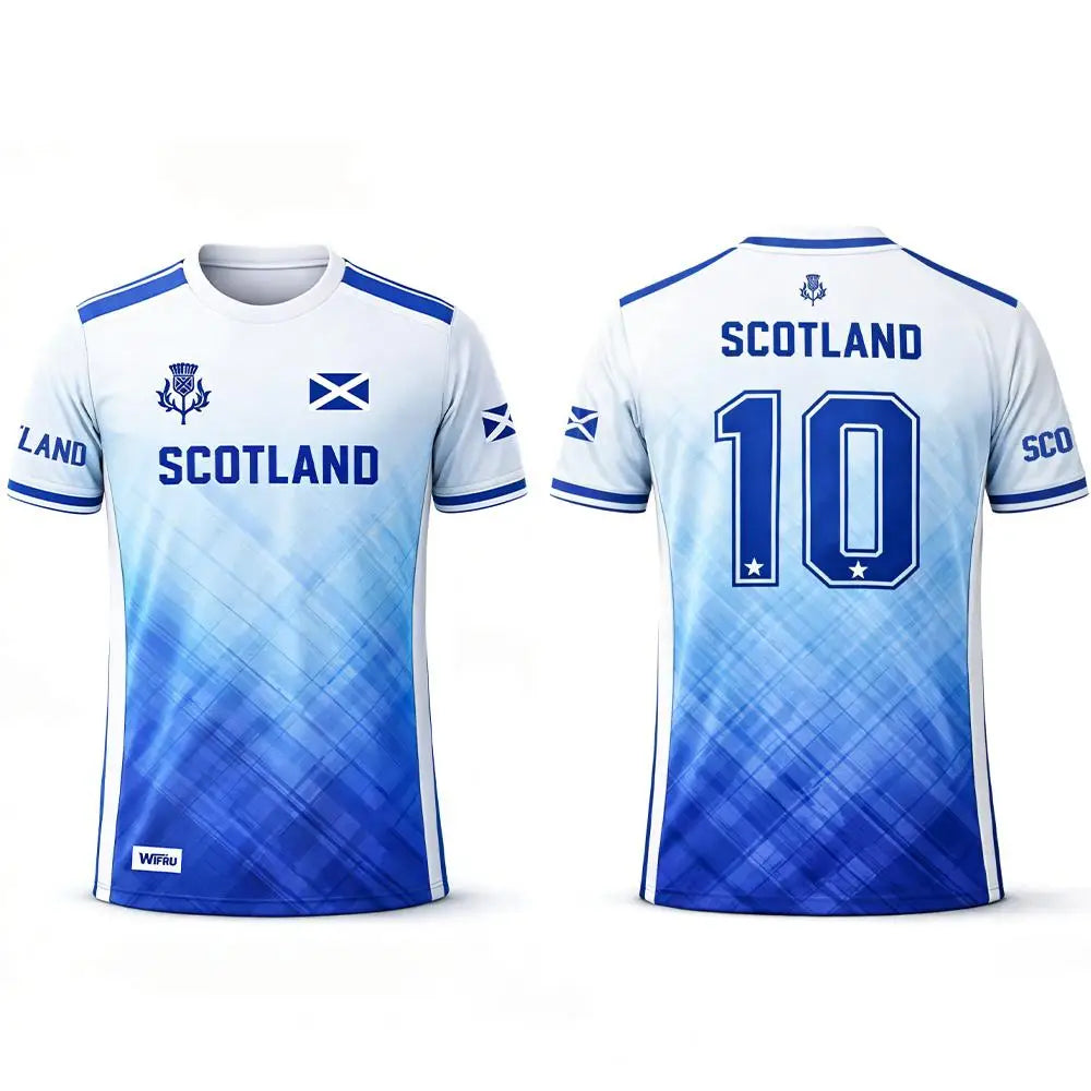 Scotland Soccer Fan Jersey – Saltire Pride Fan Tee
