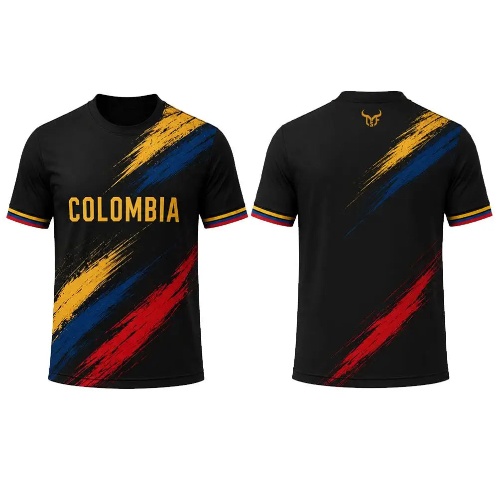 Colombia Soccer Fan Jersey – Country-Color Fan Tee