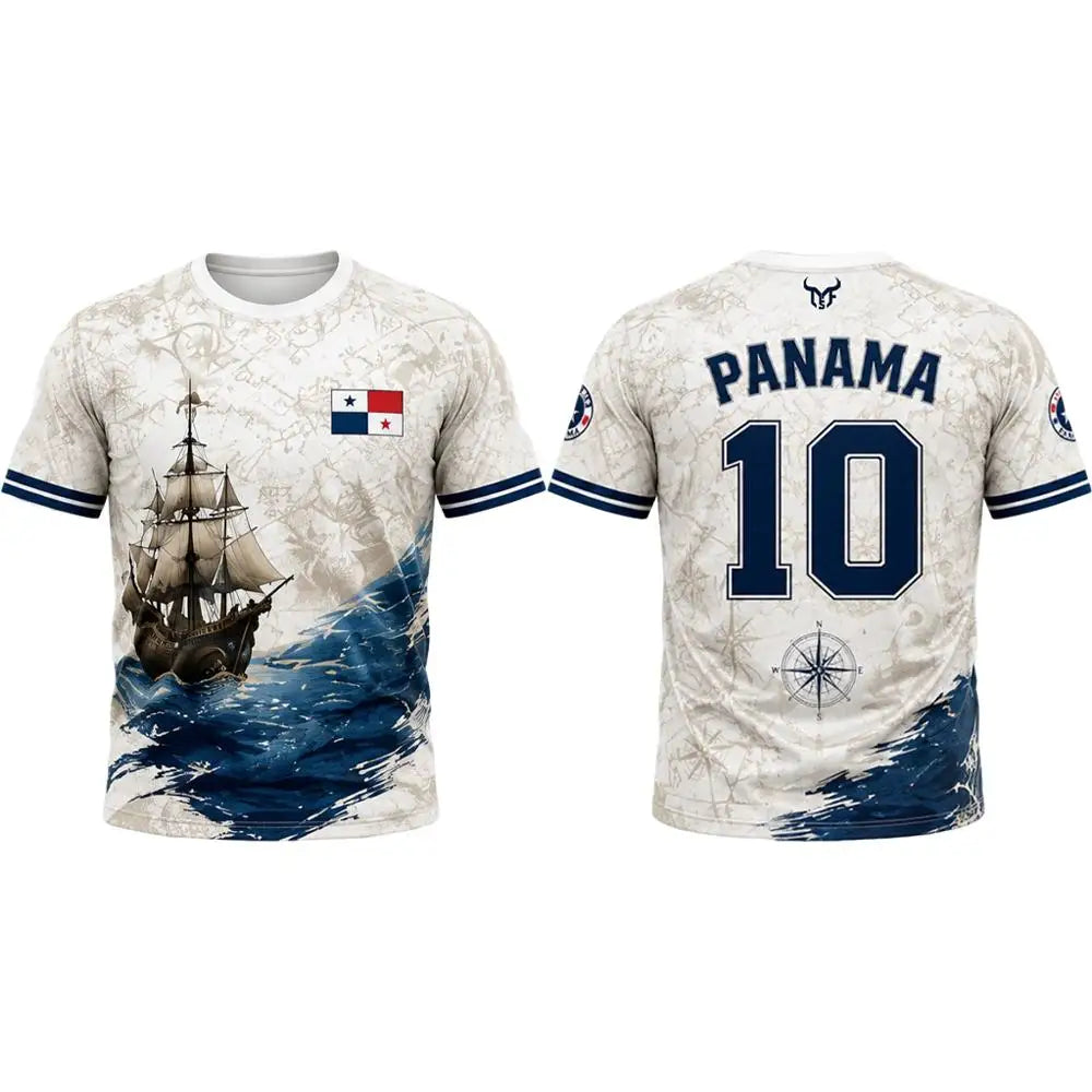 Panama Soccer Fan Jersey – Country-Color Fan Tee