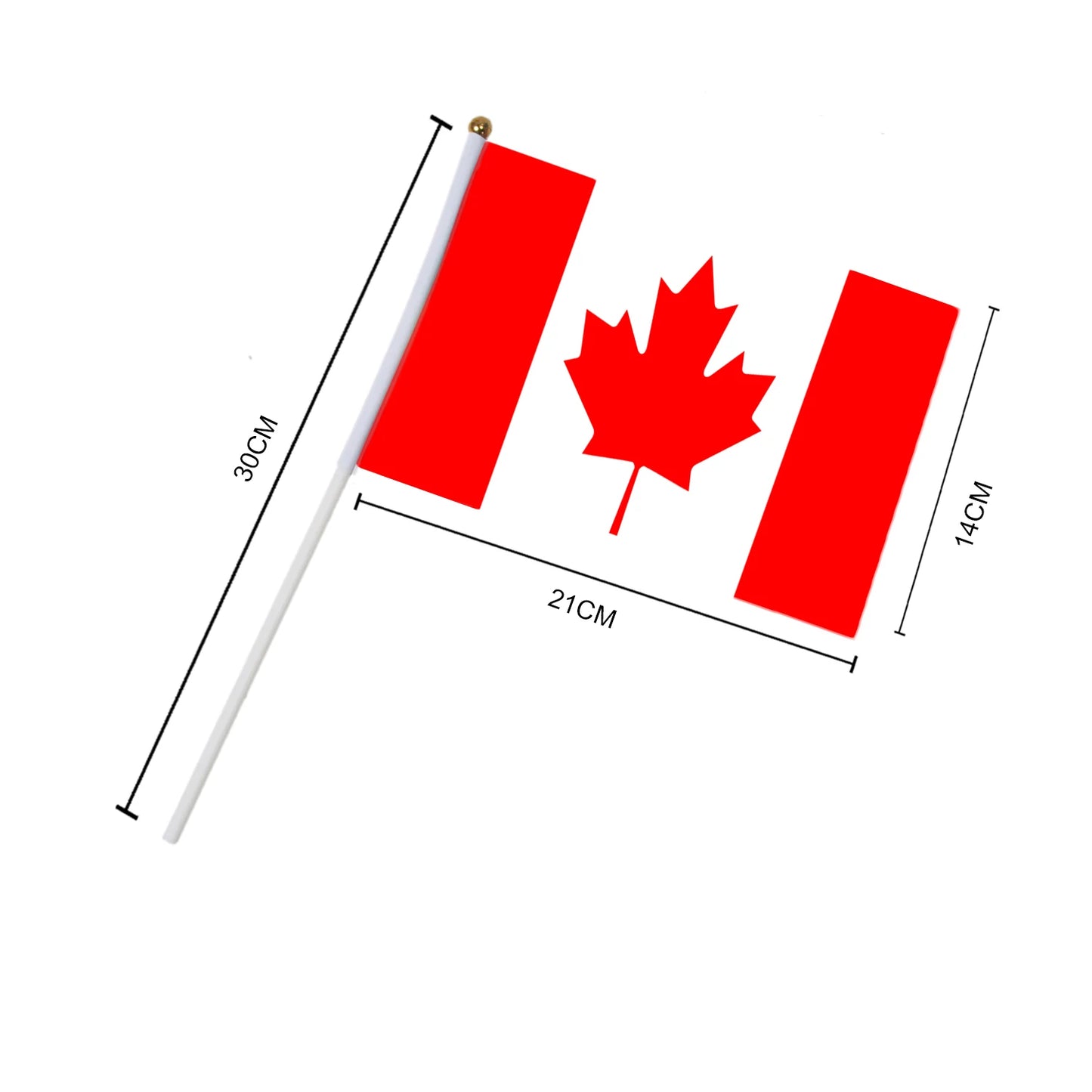 Canada Soccer Fan Handheld Flag – Show Your Pride