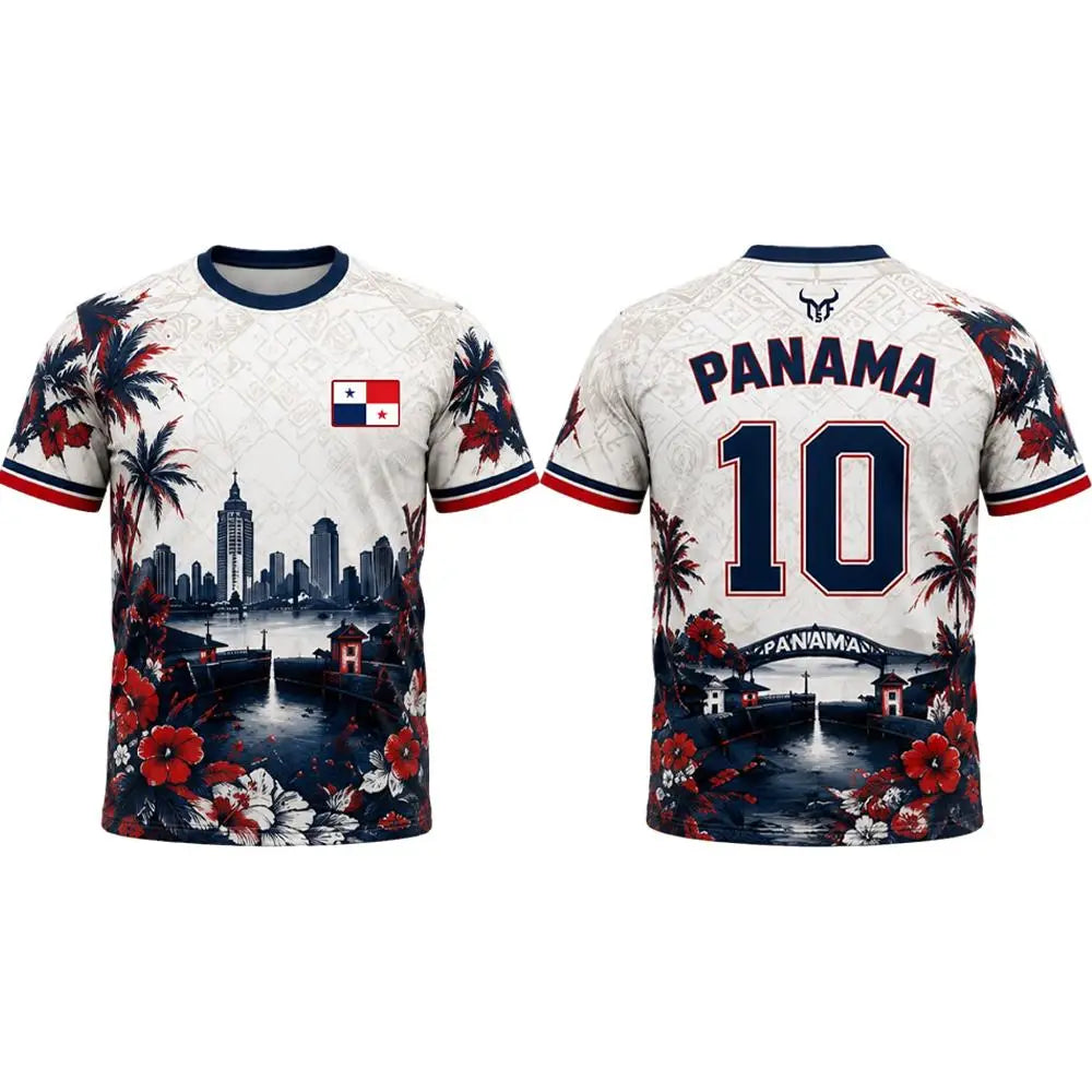 Panama Soccer Fan Jersey – Country-Color Fan Tee
