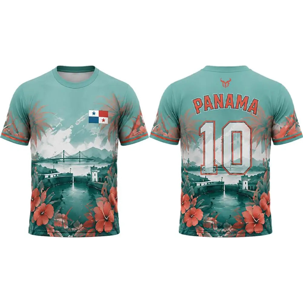 Panama Soccer Fan Jersey – Country-Color Fan Tee